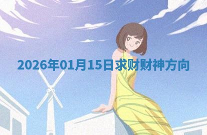 2026年01月15日求财财神方向 2026年01月15日求财财神方向